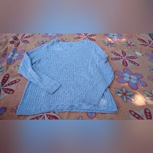 Croft & Barrow Women's Soft Light Purple With Pink Speckles V-Neck Sweater